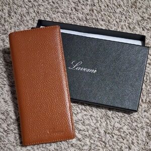 Brown Leather Key & Card Holder